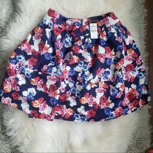 Express Floral Skirt with Pockets